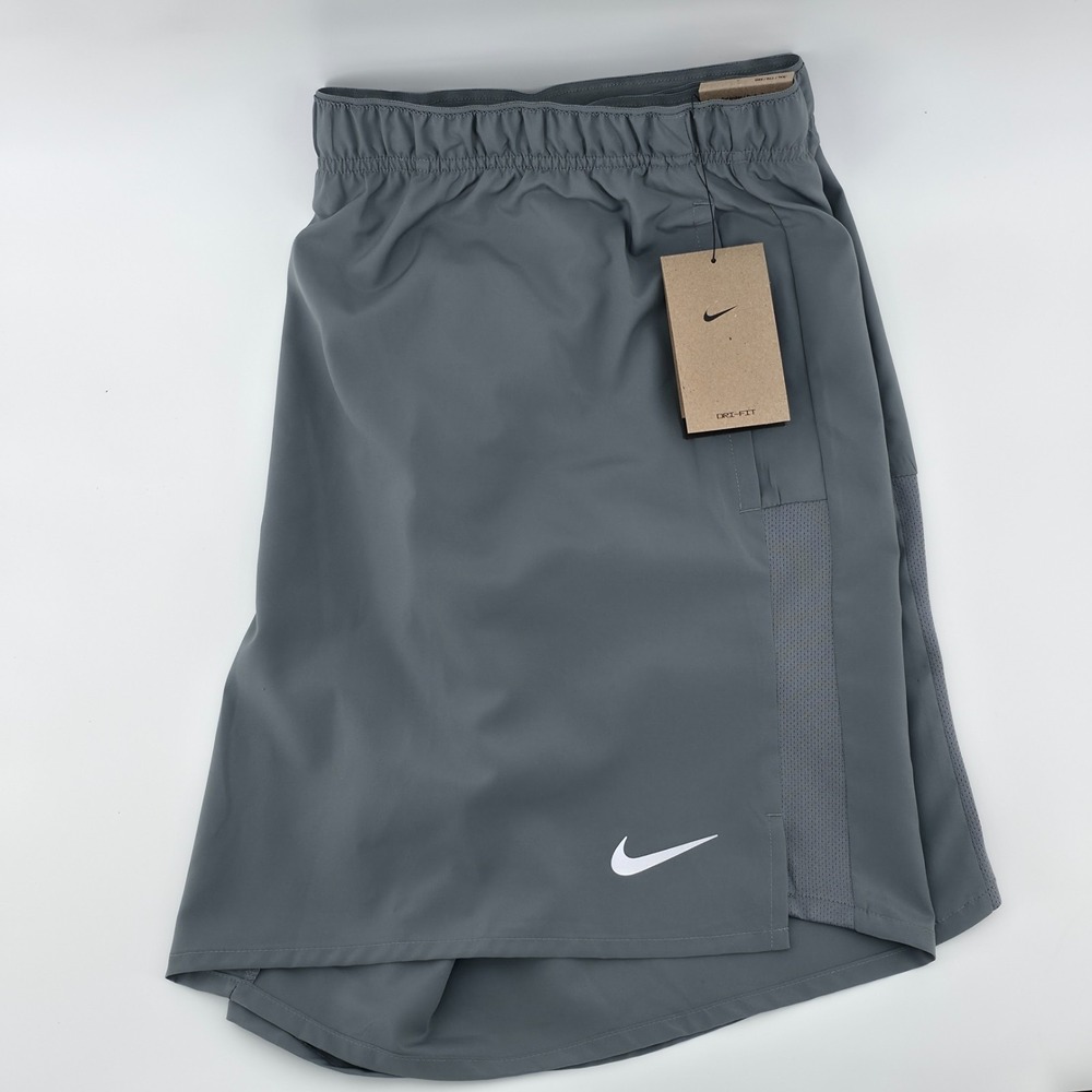 Nike Challenger 7" Inseam Lined Running Gym Shorts Men's Size 2XL Gray DV9359